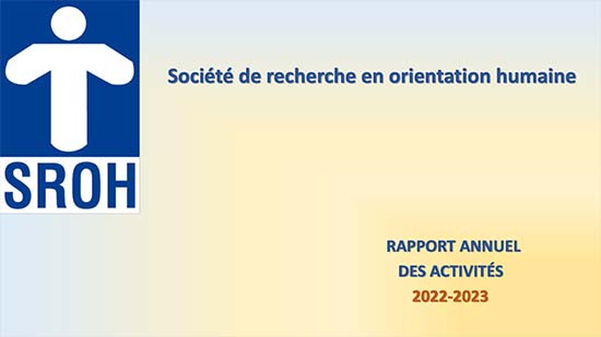 Rapport annuel des activités 2021-2022 - SROH
